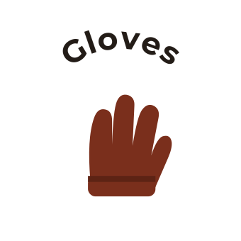 One piece heat-resistant BBQ gloves